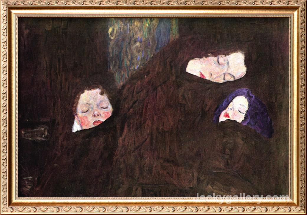 Mother with Children by Gustav Klimt paintings reproduction
